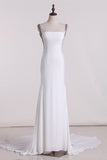 2024 Sexy Open Back Evening Dresses Straps Spandex & PMSGE5RA