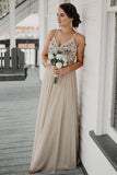 Gorgeous V Neck Long Prom Dress PQB78N72