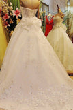 2024 Luxurious&Elegant Sweetheart Wedding Dresses With Beads And P8H3C8QP