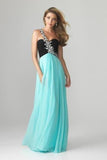 Black Top Prom Dresses Sheath One Shoulder PQP6M87N