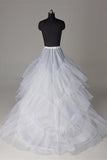 Silk Satin Wedding Petticoat Accessories White Floor Length