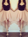 A-Line/Princess Sleeveless Sweetheart Chiffon Short/Mini Dresses TPP0008149