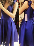 A-Line/Princess Sleeveless Straps Satin Bowknot Short/Mini Dresses TPP0008940