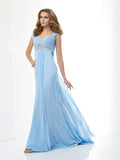 A-Line/Princess Sleeveless Beading Sweetheart Long Chiffon Dresses TPP0002964