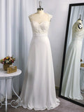 A-Line/Princess Floor-Length Applique Sleeveless Chiffon Sweetheart Dresses