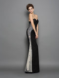 Trumpet/Mermaid Sweetheart Ruched Sleeveless Long Chiffon Dresses TPP0009205