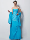 A-Line/Princess Sweetheart Sleeveless Applique Long Taffeta Mother of the Bride Dresses TPP0007451