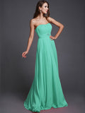 A-Line/Princess Strapless Beading Sleeveless Long Bridesmaid Dresses TPP0005079