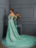 A-Line/Princess Off the Shoulder Sleeveless Long Taffeta Dresses TPP0009159