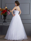 Ball Gown One-Shoulder Sleeveless Beading Long Elastic Woven Satin Quinceanera Dresses TPP0009088