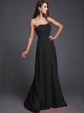 A-Line/Princess Strapless Beading Sleeveless Long Bridesmaid Dresses TPP0005079