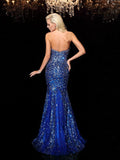 Trumpet/Mermaid Sweetheart Sequin Sleeveless Long Sequins Dresses TPP0002611