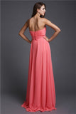 A-Line/Princess Strapless Beading Sleeveless Long Bridesmaid Dresses TPP0005079