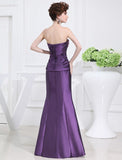 Trumpet/Mermaid Beading Strapless Sleeveless Long Taffeta Mother of the Bride Dresses TPP0007417