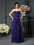 A-Line/Princess Sweetheart Beading Sleeveless Long Chiffon Mother of the Bride Dresses TPP0007412