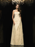 A-Line/Princess Sweetheart Sleeveless Long Net Mother of the Bride Dresses TPP0007395