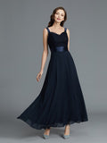 A-Line/Princess Sweetheart Sleeveless Chiffon Ankle-Length Mother of the Bride Dresses TPP0007236