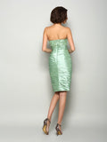 Sheath/Column Strapless Sleeveless Short Taffeta Mother of the Bride Dresses TPP0007452