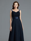 A-Line/Princess Sweetheart Sleeveless Chiffon Ankle-Length Mother of the Bride Dresses TPP0007236