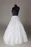 Fashion Wedding Petticoat Accessories White Floor Length Underskirt