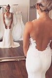 Charming Mermaid Wedding Dresses Long See Through Wedding Dresses Wedding Dresses