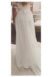 Charming A-Line Wedding Dresses Long Appliques Wedding Dresses Wedding Dresses