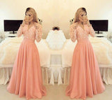 Charming Prom Dress Long Sleeve Prom Dress Formal Elegant Prom Dresses