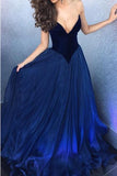 Black chiffon v-neck sweetheart A-line long evening dress for teens sexy prom dresses